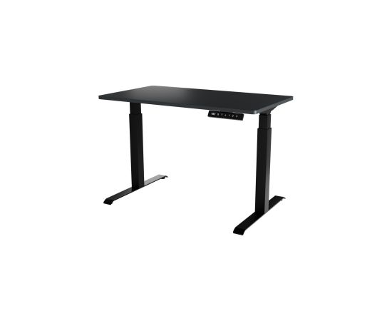 Cama Meble Desk with electric height adjustment MOON 121x67x72-120 black/anthracite