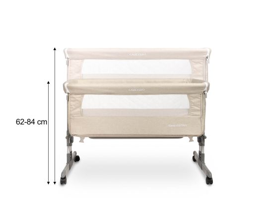 Кроватка Caretero SLEEP2GETHER BEIGE