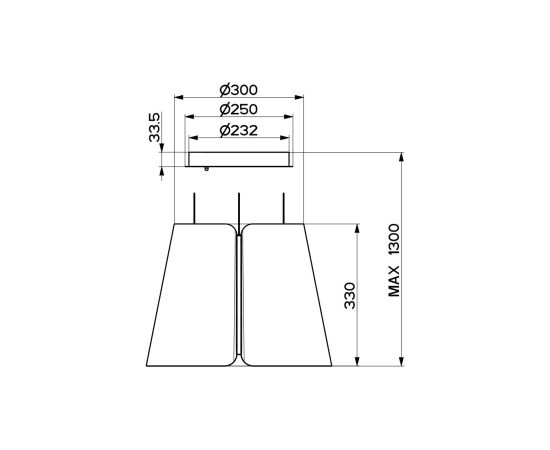 Hood Faber Beat BK matt F45/2