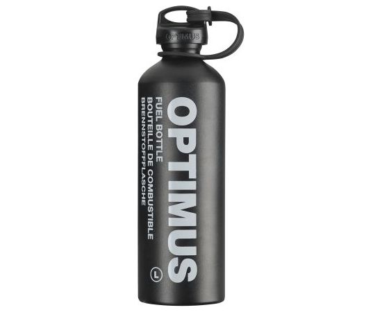 Optimus Fuel Bottle 1L Child Safe Cap / Melna / 1000 ml