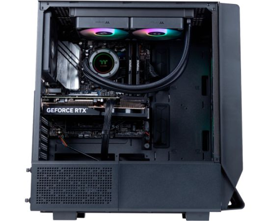 Thermaltake Toughline Liquid C300A, gaming PC (black/transparent, Windows 11 Home 64-bit)