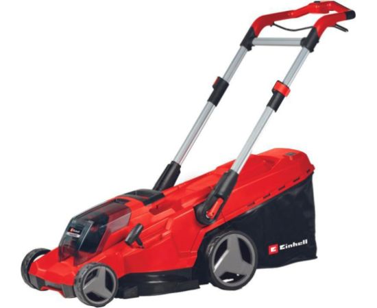 Einhell Professional cordless lawnmower RASARRO 36/42, 36Volt (2x18V) (red/black, 2x Li-ion battery 5.2Ah)