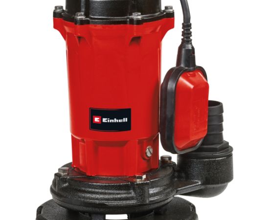 Einhell dirty water pump GE-DP 900 Cut, submersible / pressure pump (red / black, 900 watts)