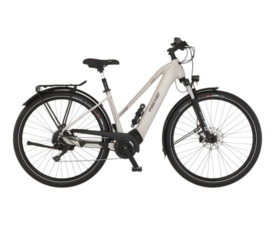 Fischer Die Fahrradmarke FISCHER Bicycle Viator 7.0i (2023), Pedelec (light grey, 28", 50 cm frame)