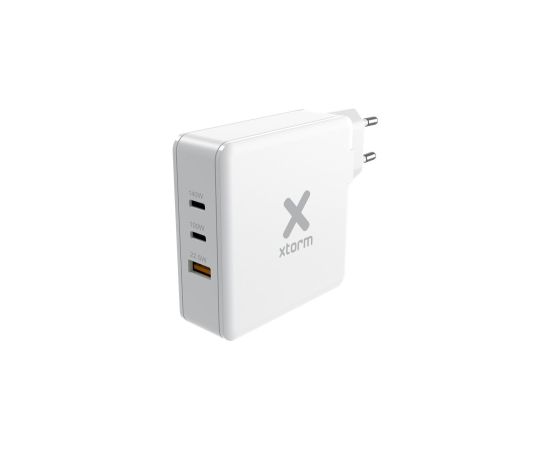 Xtorm 3-port USB charger 140W USB-C PD3.1 EPR GaN, white (USB-C PD EPR 140W, USB-C PD100W, USB-A QC 3.0)