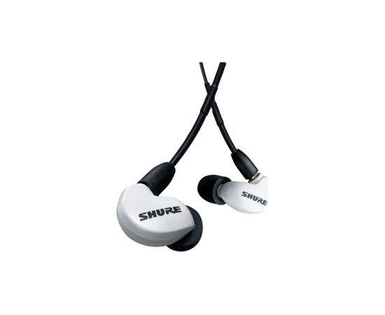 Shure AONIC 215 - in-ear headphones with single transducer and 3.5mm cable (white)