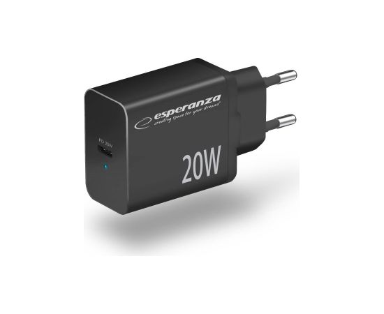 Esperanza EZC104K mains charger 20W Black