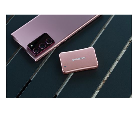 Goodram SSDPR-HX200-1K0-RG external solid state drive 1 TB USB Type-C USB 3.2 Gen 2x2 Rose gold