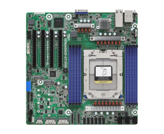 Płyta główna ASRock GENOAD8UD-2T/X550 1x SP5 AMD Epyc 9004 SoC (8xDIMM, SATA, 2xM.2, 2x10GbE, IPMI)