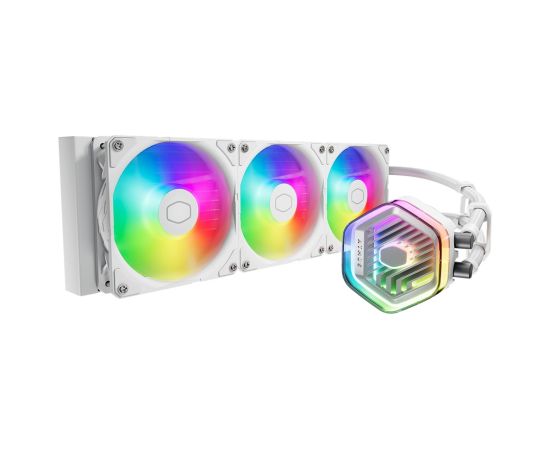 Cooler Master Coole Master chłodzenie wodne MASTERLIQUID 360 ATMOS Biały, ARGB