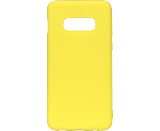 Evelatus Samsung  Galaxy S10e Nano Silicone Case Soft Touch TPU Yellow