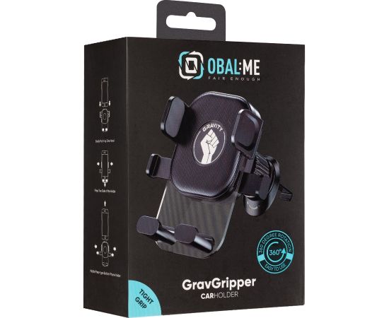 OBAL:ME GravGripper Car Holder Black