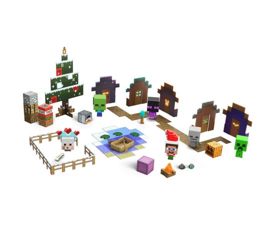 Mattel Minecraft Mob Head Minis Advent Calendar Toy Figure