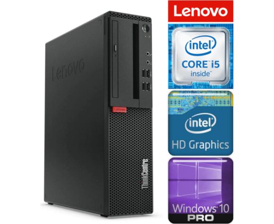 LENOVO M910S SFF i5-6500 8GB 512SSD M.2 NVME DVD WIN10Pro