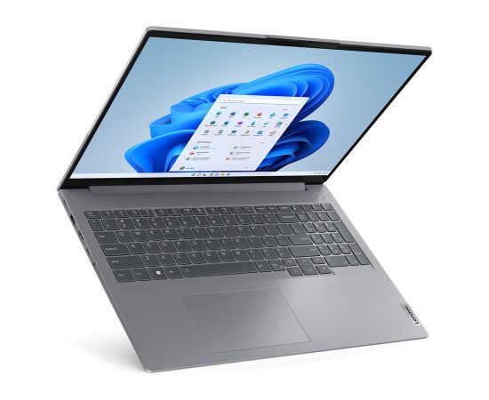 Lenovo ThinkBook 16 Intel® Core™ i3 i3-1315U Laptop 40.6 cm (16") WUXGA 8 GB DDR5-SDRAM 512 GB SSD Wi-Fi 6 (802.11ax) Windows 11 Pro Grey