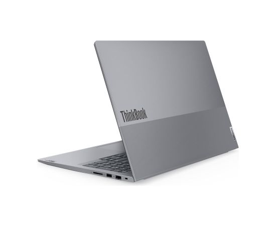 Lenovo ThinkBook 16 Intel® Core™ i3 i3-1315U Laptop 40.6 cm (16") WUXGA 8 GB DDR5-SDRAM 512 GB SSD Wi-Fi 6 (802.11ax) Windows 11 Pro Grey