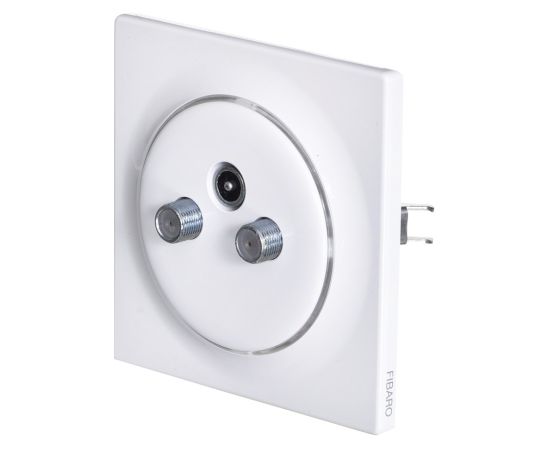 Fibaro Walli N socket-outlet R/TV+SAT White