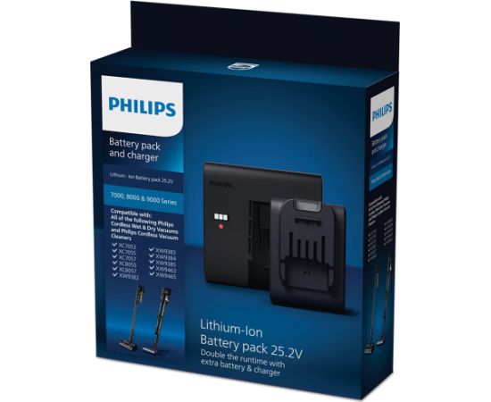 PHILIPS XV1797/01 Litija jonu akumulatora komplekts putekļu sūcējiem