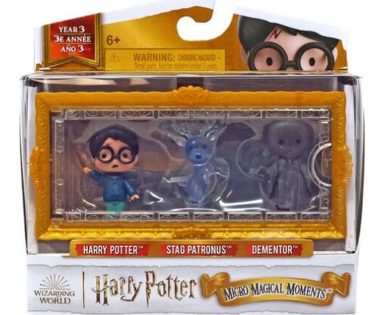 Spin Master Harry Potter: Micro Magical Moments - Harry Potter/Stag Patronus/Dementor Figures Set (6069437)