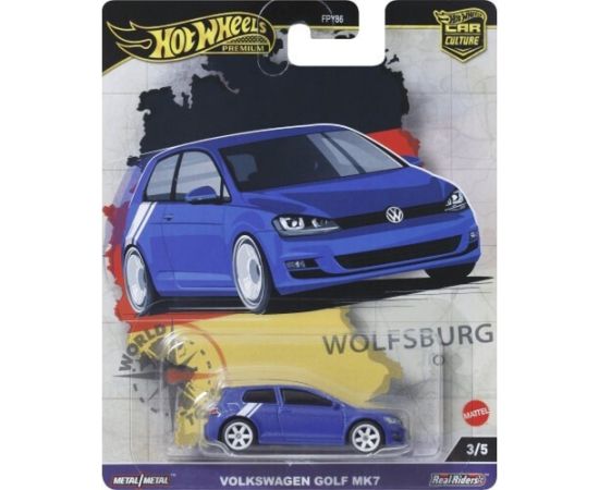 Mattel Hot Wheels Premium: Car Culture - Volkswagen Golf MK7 Vehicle (HRV79)