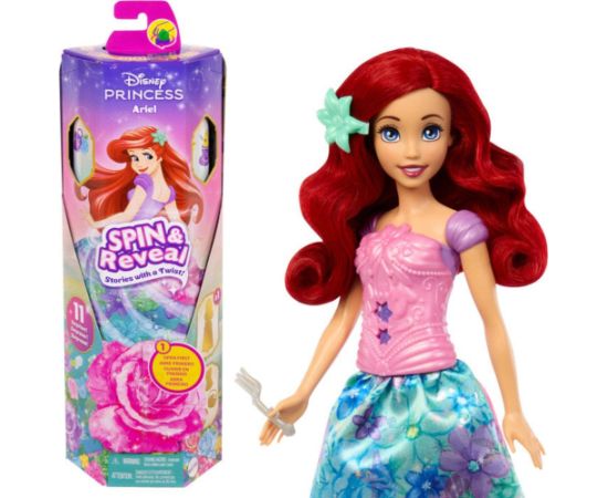 Mattel Disney Princess: Spin  Reveal - Ariel Doll (HTV88)