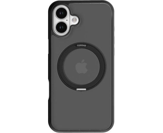 Torras Ostand Pro Case for iPhone 16 (Black)