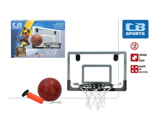 Basketbola grozs 30.5X45.5 cm bērniem ar 14 cm bumbu 3+ CB46245