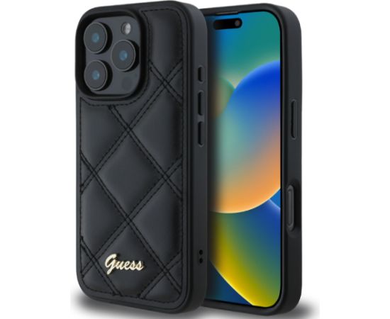 Guess GUHCP16MPSQSQSK Aizmugurējais Apvalks Priekš Apple iPhone 16 Plus