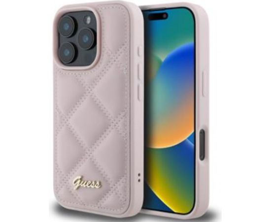 Guess GUHCP16LPSQSQSP Aizmugurējais Apvalks Priekš Apple iPhone 16 Pro