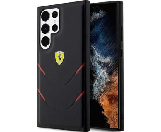 Ferrari FEHCS23LPBAK S23 Ultra S918 czarny|black hardcase Hot Stamp Lines