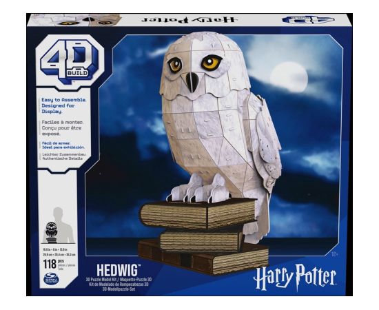 Noname 4D puzzle Spin Master Harry Potter Hedwig 6069818  35.3 cm  brown/white  118 pcs.