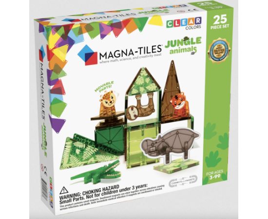 Noname Magna-Tiles - Jungle Animals 25 pcs set - (90222)