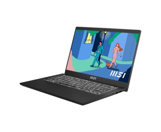 MSI Modern 14 C12MO-868PL Laptop 35.6 cm (14") Full HD Intel® Core™ i5-1235U 16 GB DDR4-SDRAM 512 GB SSD Wi-Fi 6 (802.11ax) Windows 11 Home Black