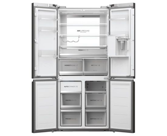 Haier Multidoor Refrigerator HCW7819EHMP (536L; inox)