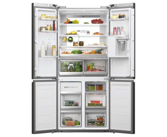 Haier Multidoor Refrigerator HCW7819EHMP (536L; inox)