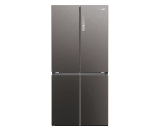 Haier HCR3818ENMD side-by-side refrigerator Freestanding 467 L E Grey