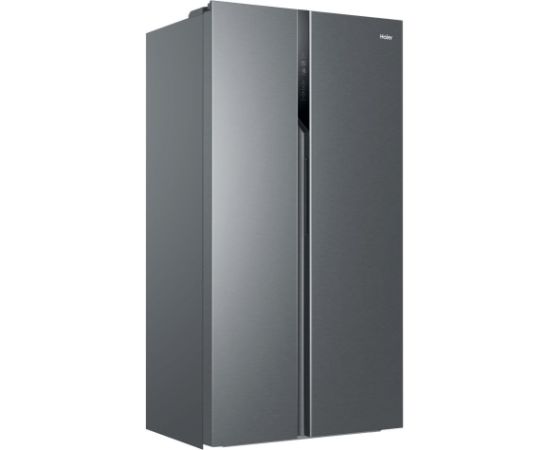 Haier SBS 90 Serie 3 HSR3918ENPG side-by-side refrigerator Freestanding 528 L E Silver