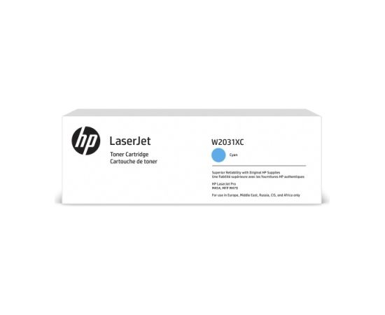 Тонер-картридж HP контрактный голубой (W2031XC, 415X) (SPEC)