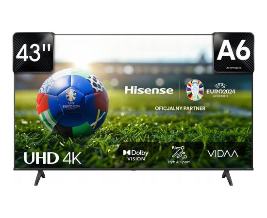 Televizors Hisense LED 43 cale 43A6N