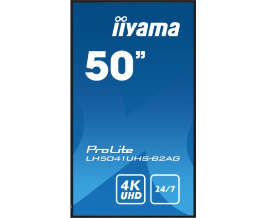 Telewizor iiyama IIYAMA 125.7cm(50") LH5041UHS-B2AG 16:9 3xHDMI+USB VA 4K bl. retail (Speditionsversand)