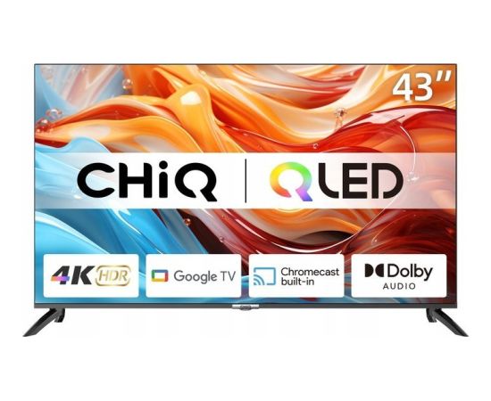 Televizors CHiQ U43QM8G QLED 43'' 4K Ultra HD Google TV