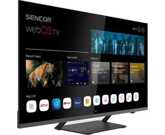 Telewizor Sencor SLE 43US850TCSB LED 43'' 4K Ultra HD WebOS