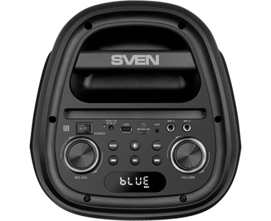 Speaker SVEN PS-800, black (100W, TWS, Bluetooth, FM, USB, microSD, LED-display, 4400mA*h)