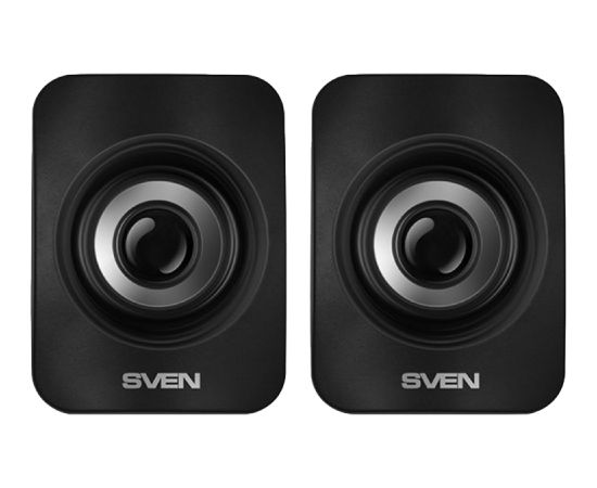 SVEN 130 USB-powered (2x3W); Volume control on the back