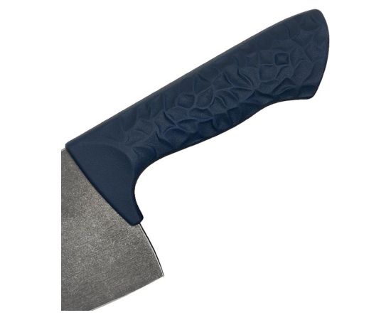 Samura Arny Stonewash Cleaver нож 208мм AUS-8 Синяя комфортная ручка из TPE HRC 59