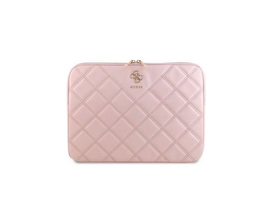 Guess -  Guess PU Quilted 4G Metal Logo Laptop Sleeve 13/14