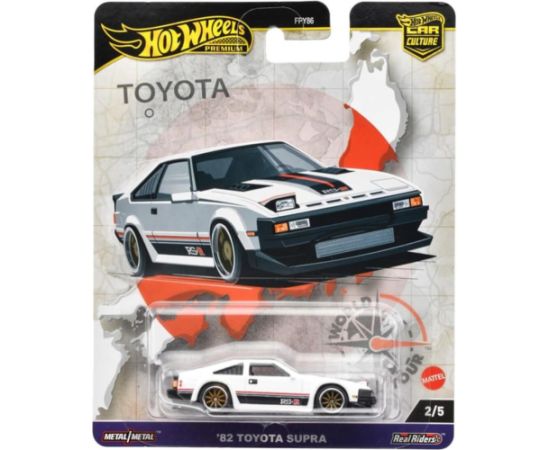 Mattel Hot Wheels Premium: Car Culture - 82 Toyota Supra Vehicle (HRV97)