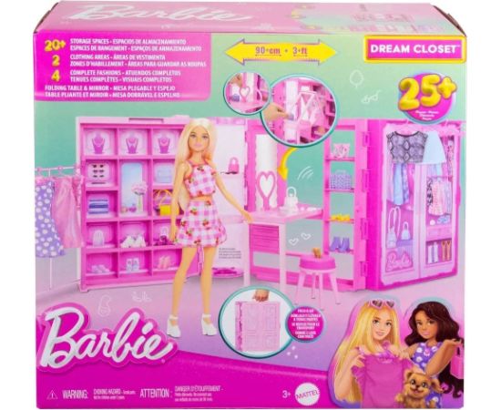 Mattel Barbie: Dream Closet - Fold  Go (HXD59)