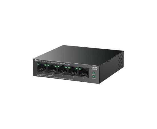 Switch TP-LINK LS105GP Desktop/pedestal 5x10Base-T / 100Base-TX / 1000Base-T PoE+ ports 4 LS105GP