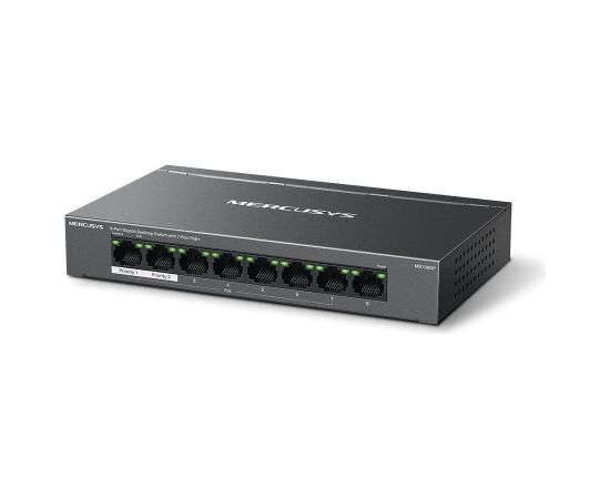 Switch MERCUSYS MS108GP Desktop/pedestal 8x10Base-T / 100Base-TX / 1000Base-T PoE+ ports 7 MS108GP